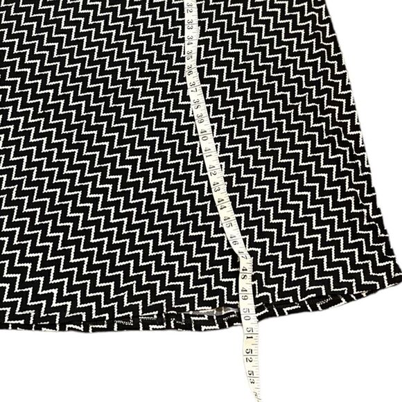 Chico’s Women’s Black And White Chevron Print Maxi Dress, Size 12, EUC - Picture 6 of 6